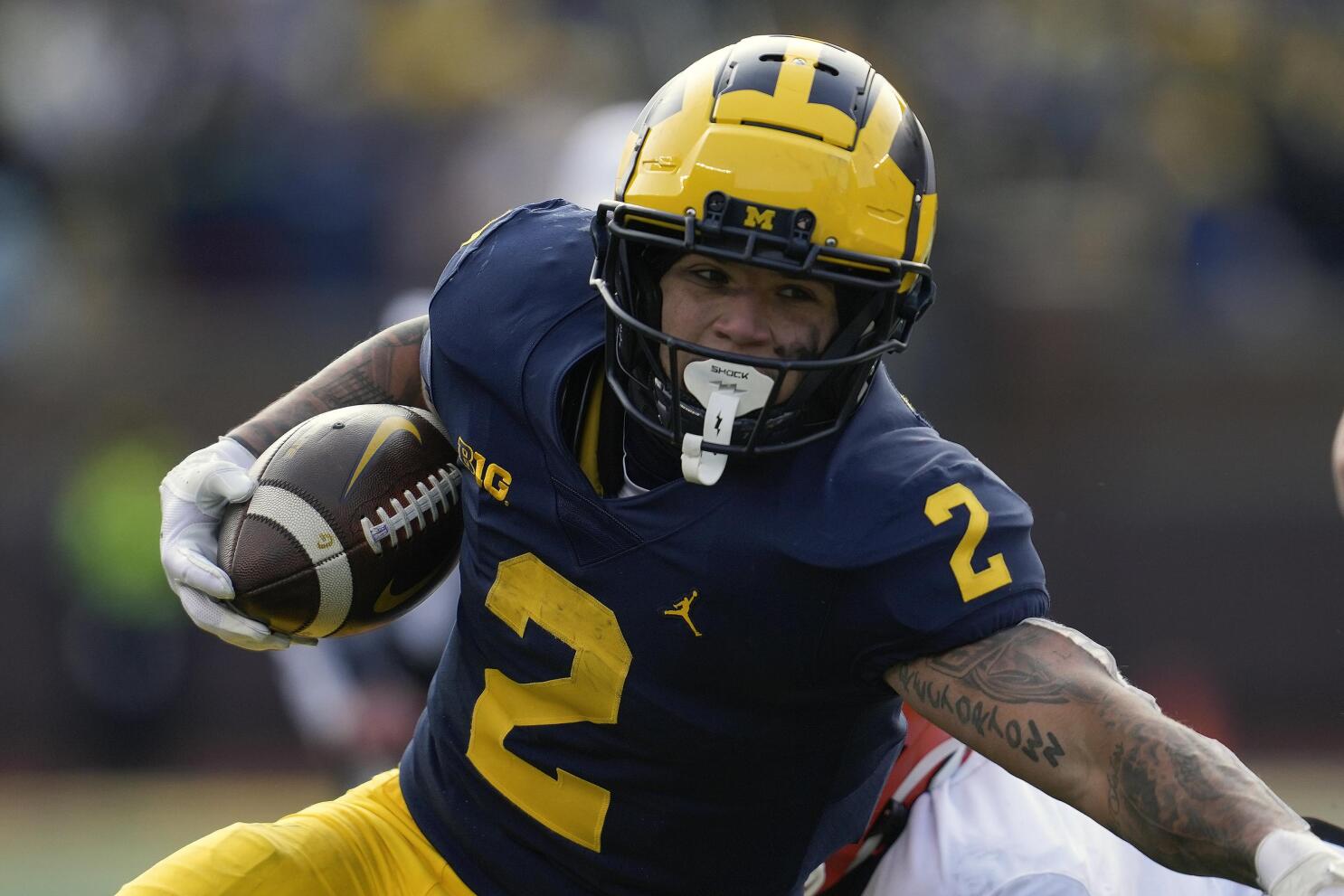 Michigan All America RB Blake Corum staying for senior year AP News